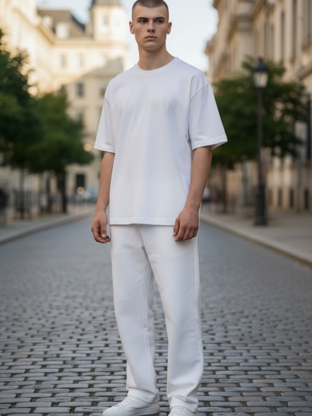 Lanesboro T Shirt Mens Large White Pima Cotton Short Sleeve Basic Tee